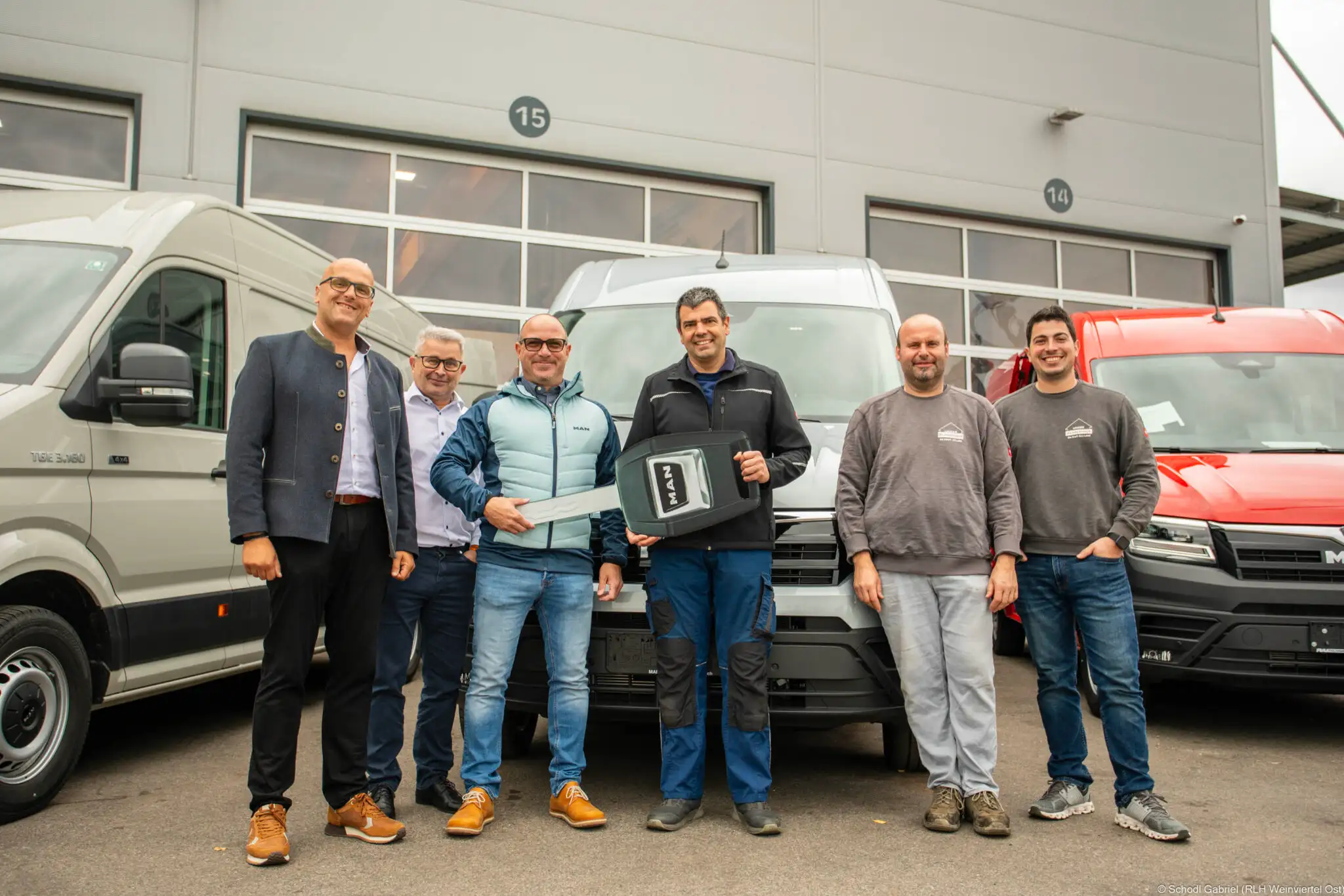 Das Team vom Lagerhaus Weinviertel Ost