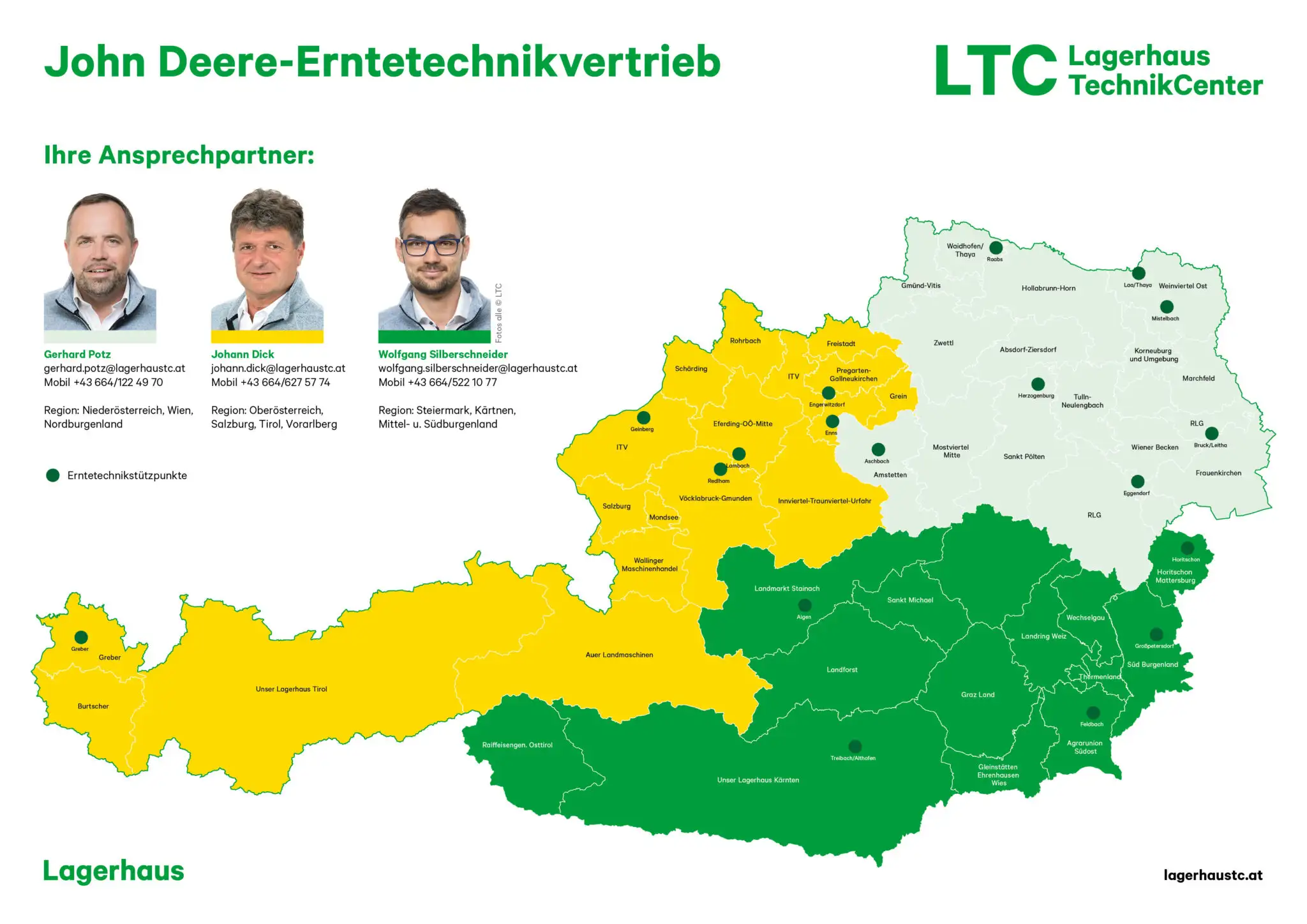 LTC-Gebietskarte JD Erntetechnik