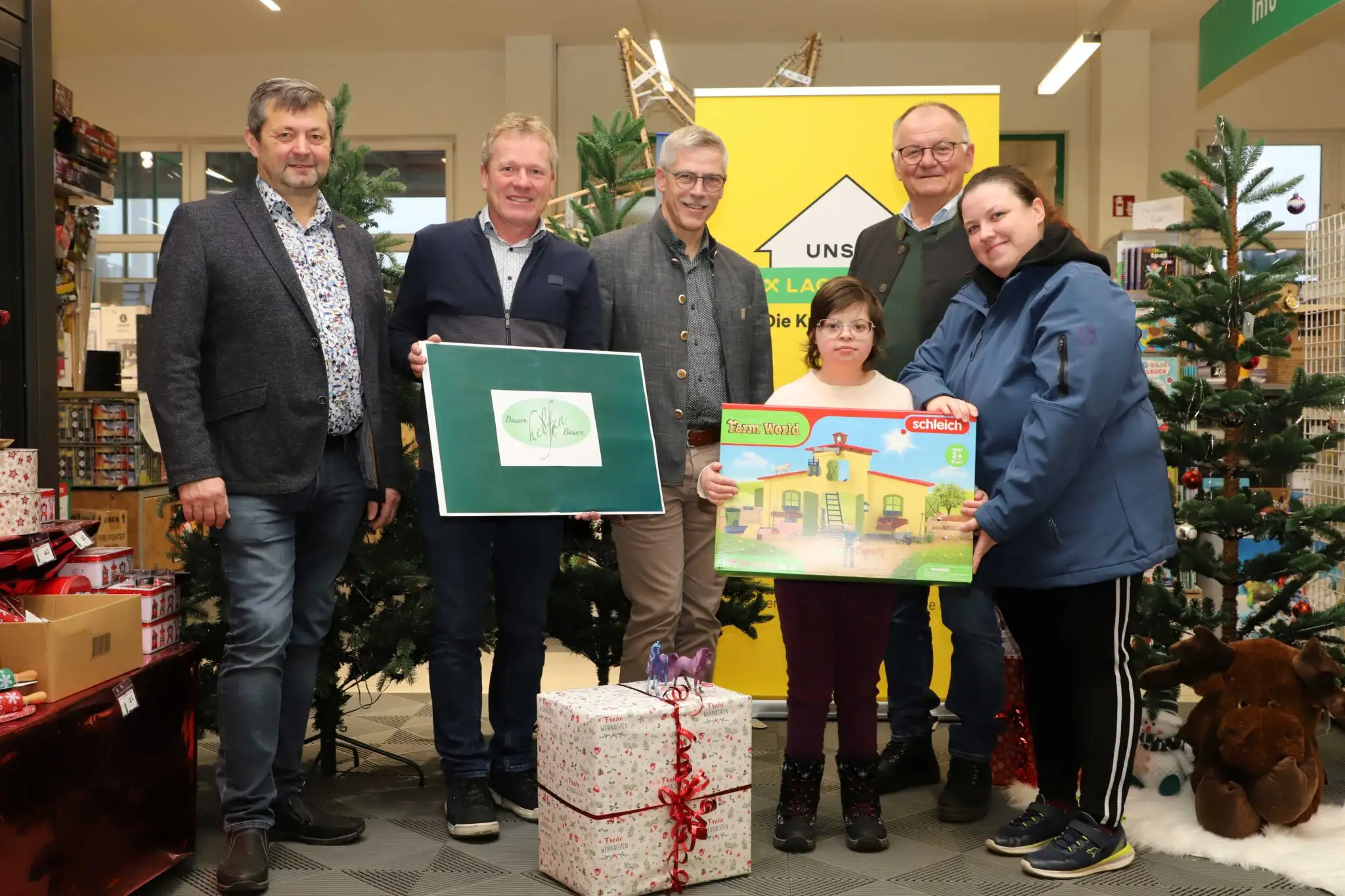 Bauern helfen Bauern Spendenübergabe