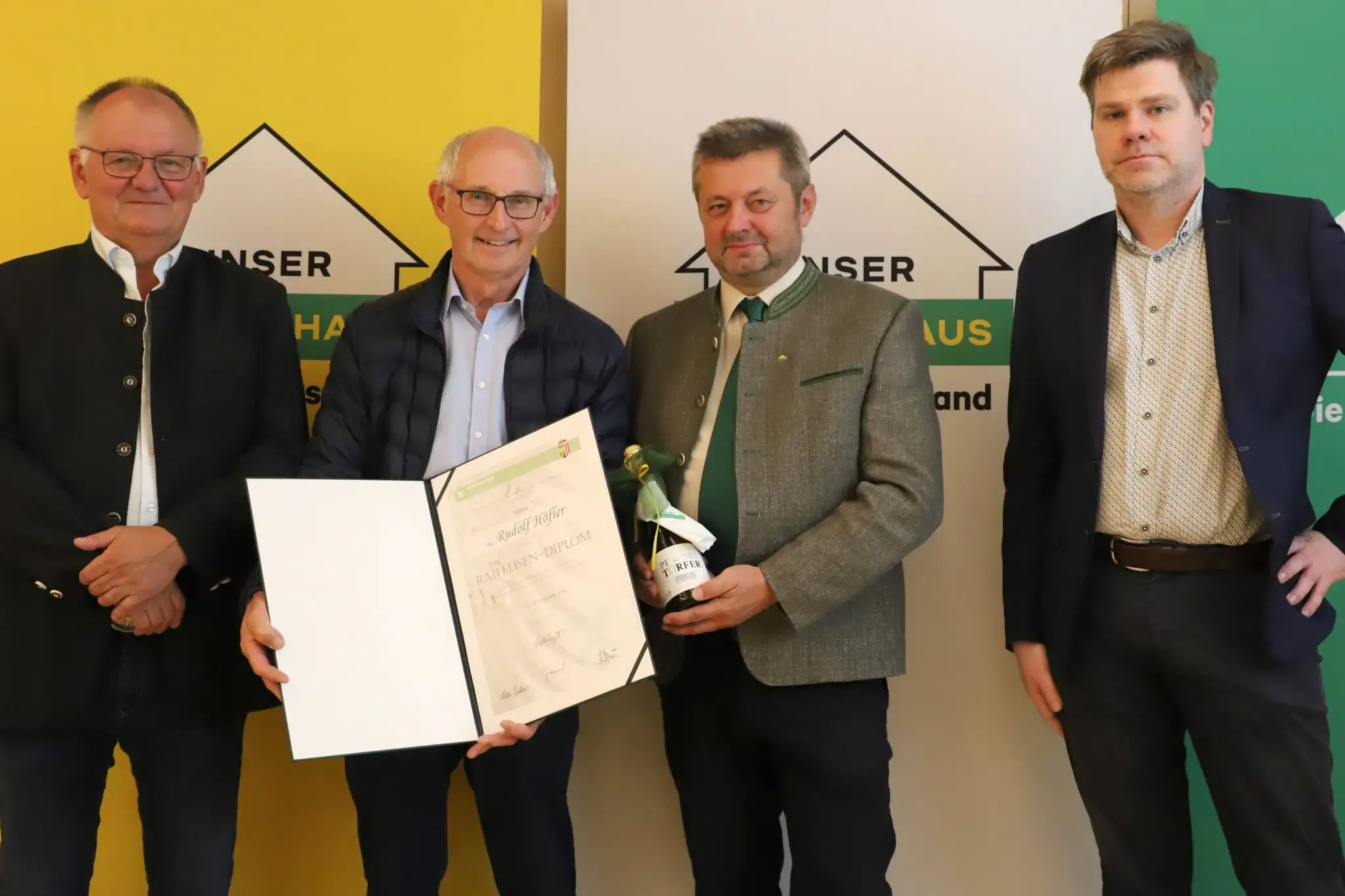 Ehrung eines langjährigen Mitarbeiters